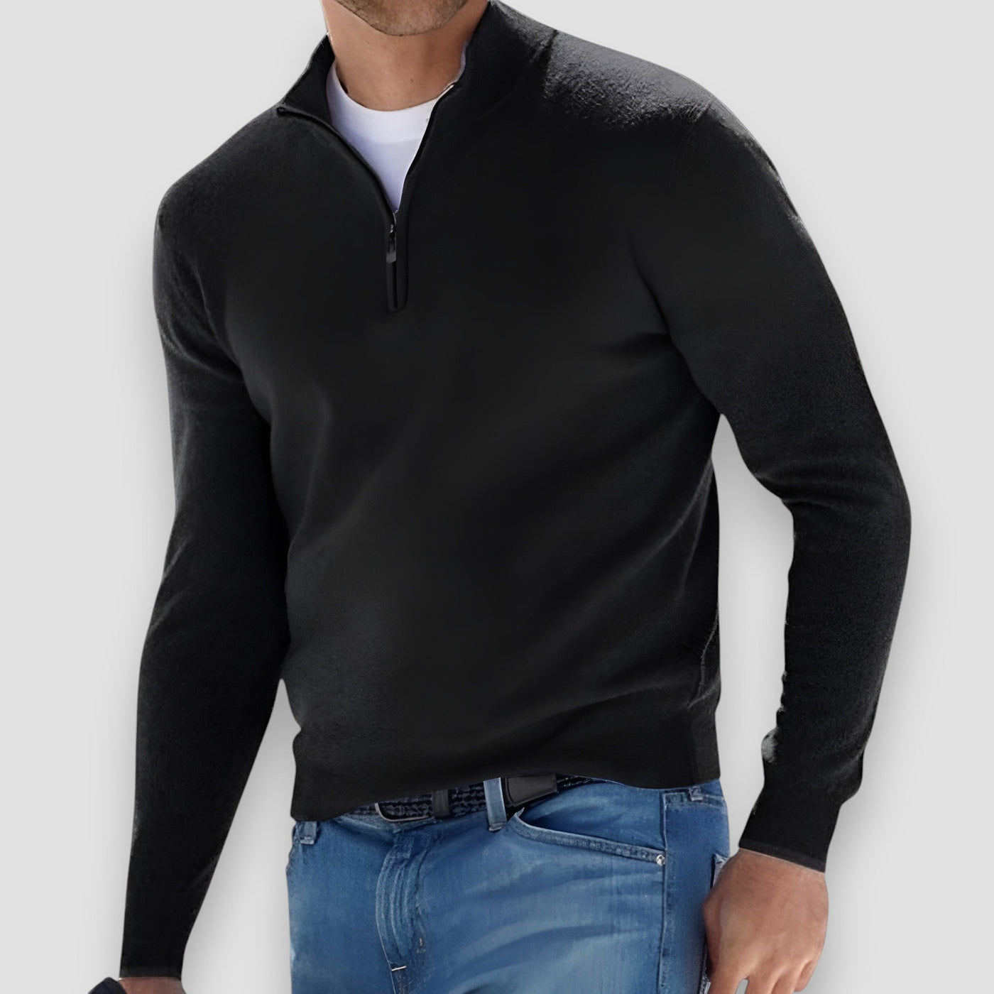 Ernie | Elegant Zip-Up Sweater