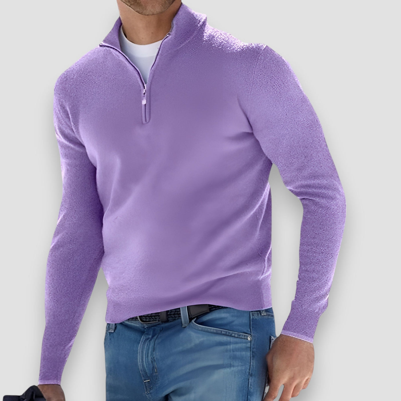 Ernie | Elegant Zip-Up Sweater