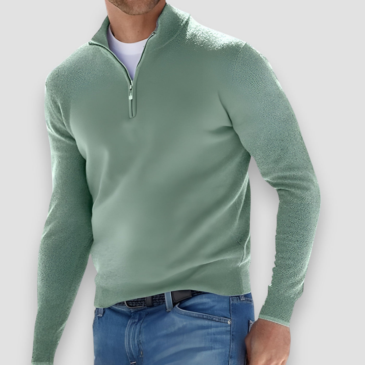 Ernie | Elegant Zip-Up Sweater