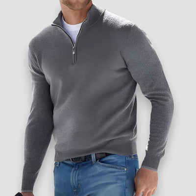 Ernie | Elegant Zip-Up Sweater