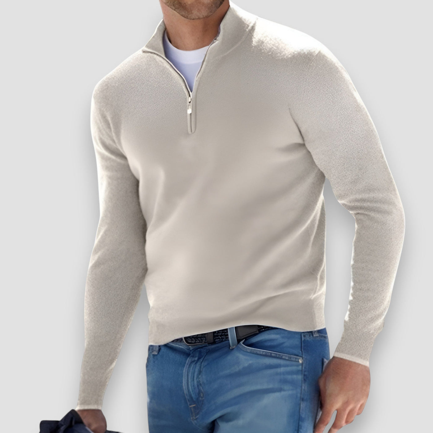Ernie | Elegant Zip-Up Sweater
