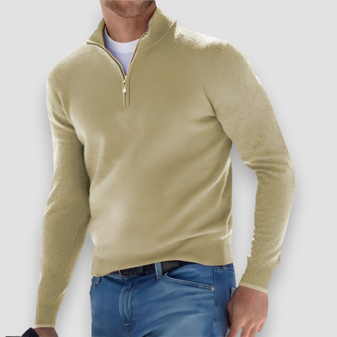 Ernie | Elegant Zip-Up Sweater