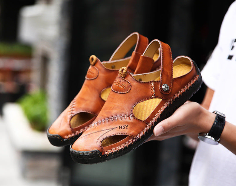 Ryan | Orthopedic Leather Sandals