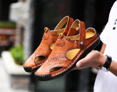 Ryan | Orthopedic Leather Sandals