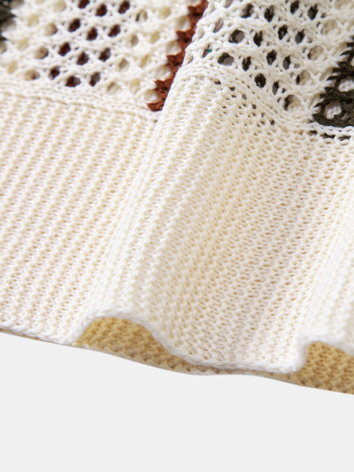 Edgar | CROCHET POLO & STRAIGHT LINEN PANTS