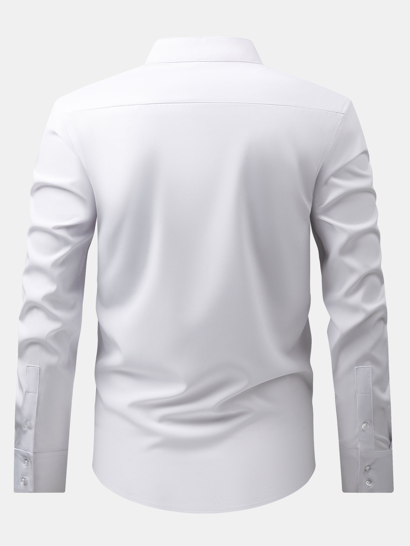 Nathaniel | HIGH NECK SHIRT & SLIM FIT FLARED LEG PANTS