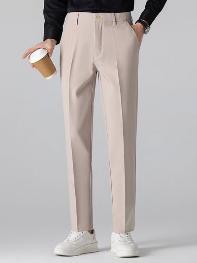 Claudio | V-NECK KNIT POLO SHIRT WITH TEXTURE CONTRAST & SLIM FIT PANTS