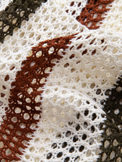 Edgar | CROCHET POLO & STRAIGHT LINEN PANTS