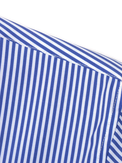 Omar | STRIPED LONG-SLEEVE BUTTON-DOWN SHIRT & SLIM-FIT SKINNY-LEG PANTS