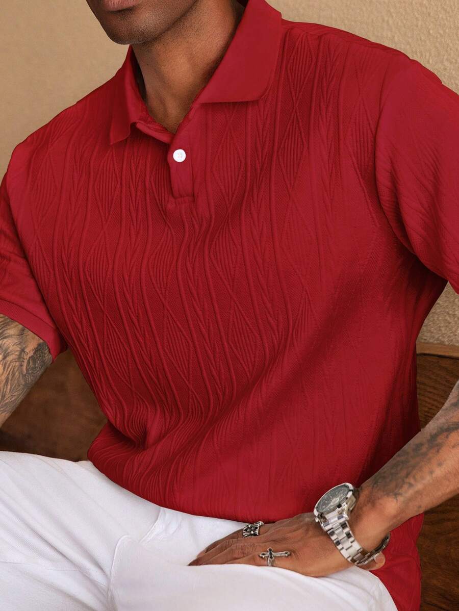 Rusty | CASUAL SUMMER POLO SHIRT WITH BUTTONS