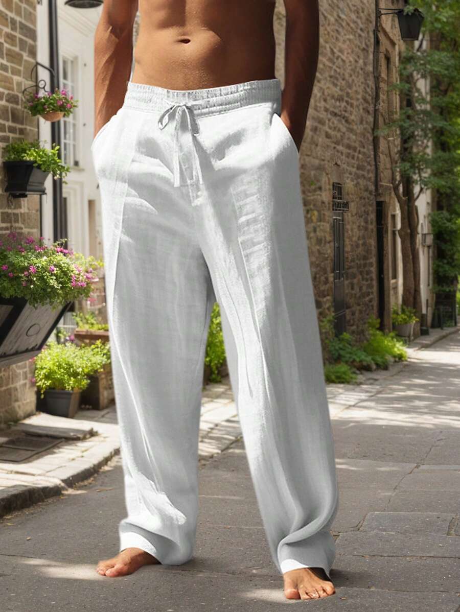 Warren | LIGHTWEIGHT LINEN PANTS WITH DRAWSTRING