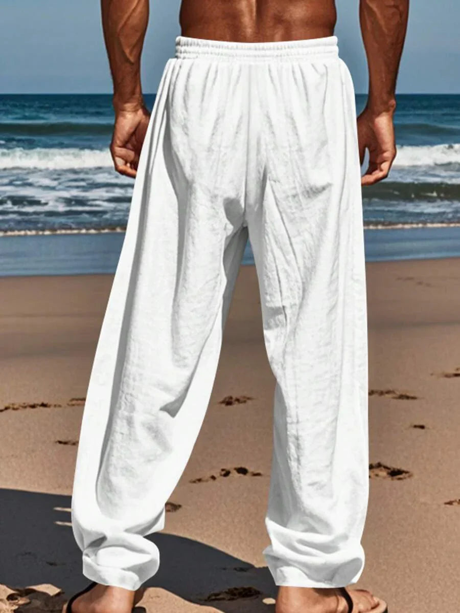 Warren | LIGHTWEIGHT LINEN PANTS WITH DRAWSTRING