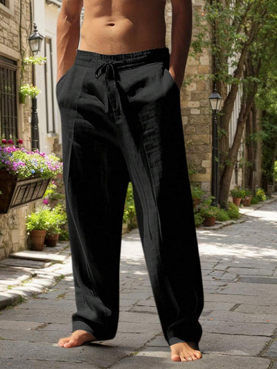 Warren | LIGHTWEIGHT LINEN PANTS WITH DRAWSTRING