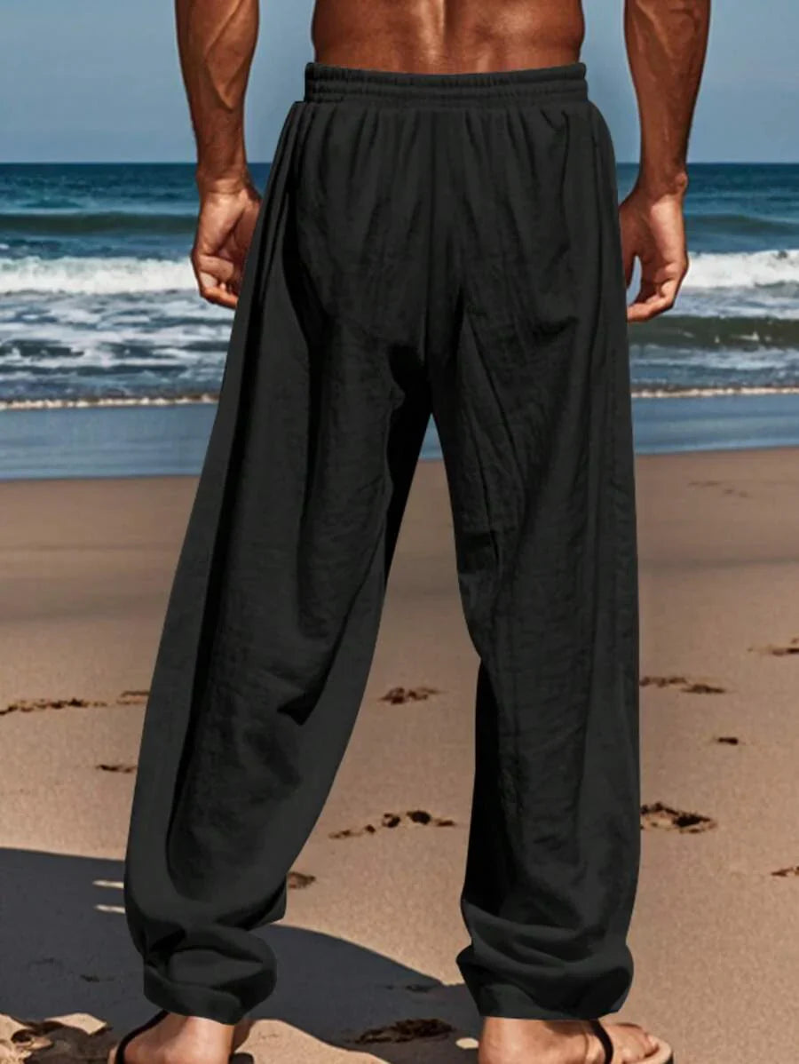 Warren | LIGHTWEIGHT LINEN PANTS WITH DRAWSTRING