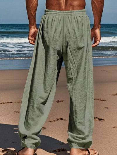 Warren | LIGHTWEIGHT LINEN PANTS WITH DRAWSTRING