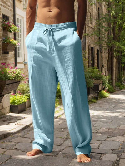 Warren | LIGHTWEIGHT LINEN PANTS WITH DRAWSTRING