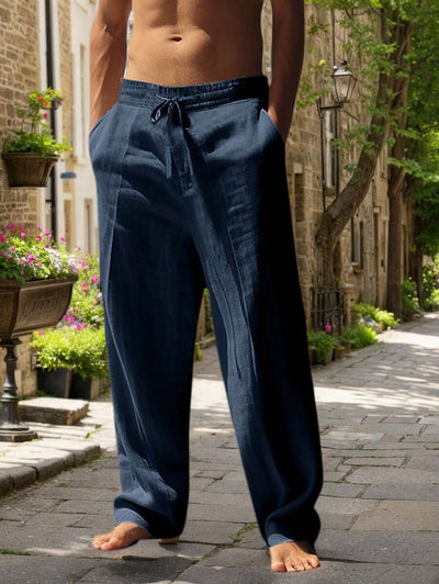 Warren | LIGHTWEIGHT LINEN PANTS WITH DRAWSTRING