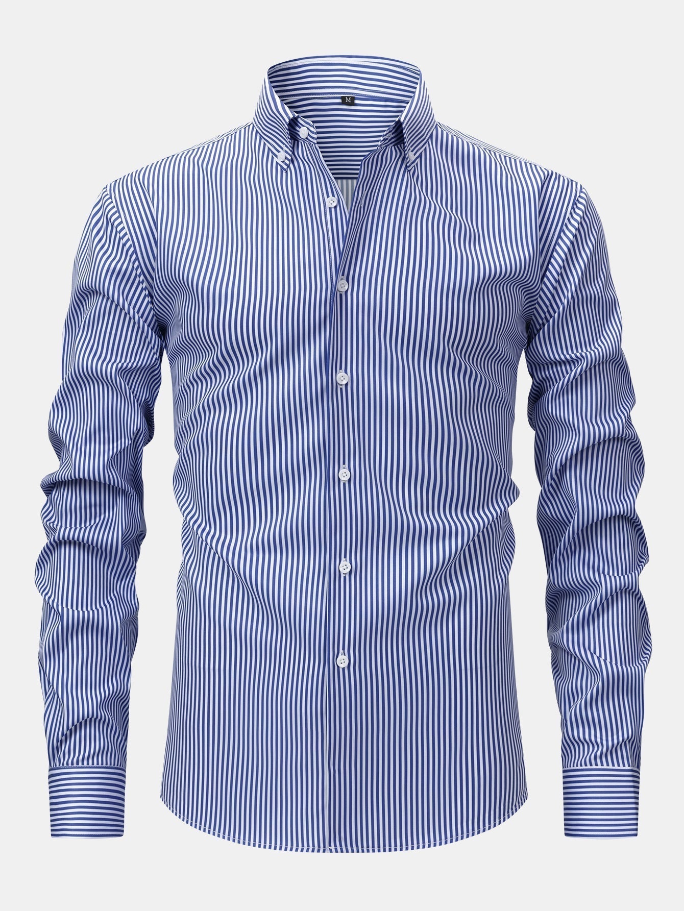 Nick | STRIPED LONG SLEEVE BUTTON-DOWN SHIRT