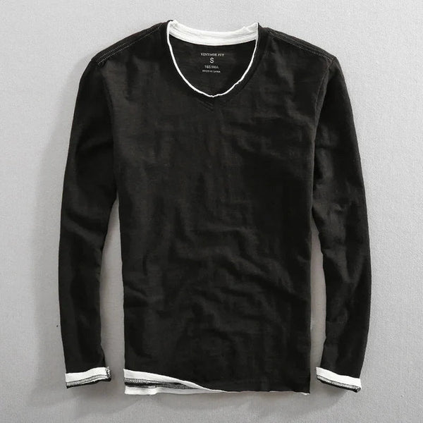 Lenoir™ | Long-sleeved cotton shirt