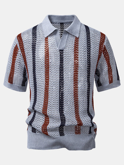 Edgar | CROCHET POLO & STRAIGHT LINEN PANTS