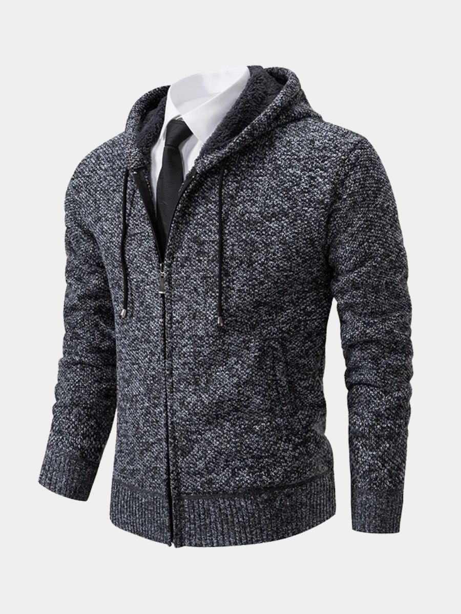 Ryan | Fleece Zip-Up Cardigan