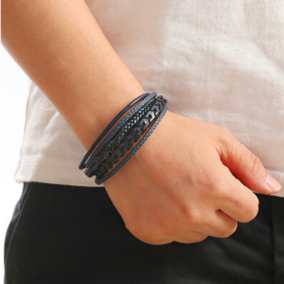 Russell | LUXURY LEATHER MEN'S BRACELET