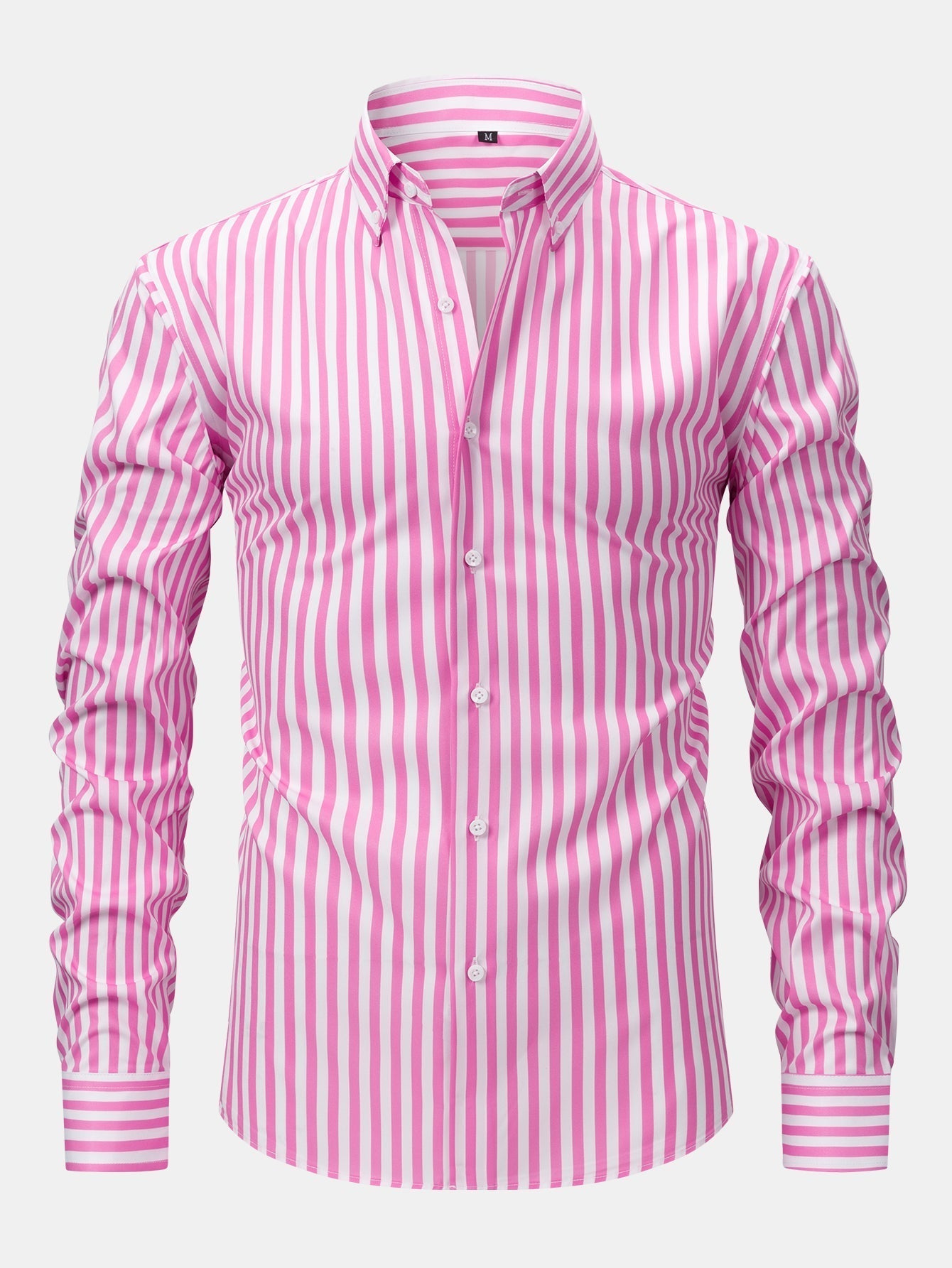 Norman | STRIPED LONG SLEEVE BUTTON-DOWN SHIRT & SLIM FIT WIDE LEG PANTS