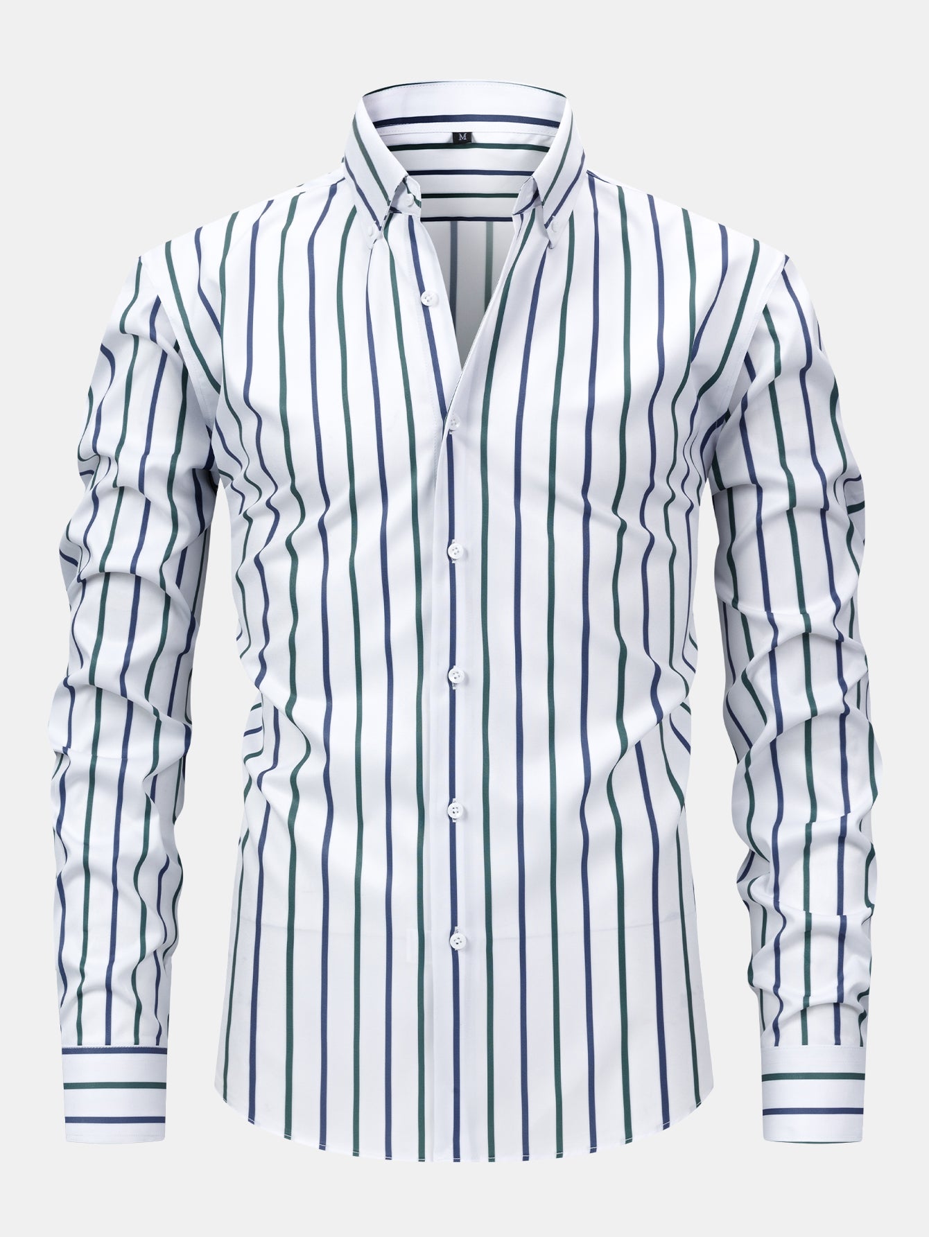 Noah | STRIPED LONG SLEEVE BUTTON-DOWN SHIRT