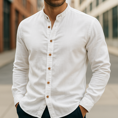 Stanley | LINEN AND COTTON SHIRT