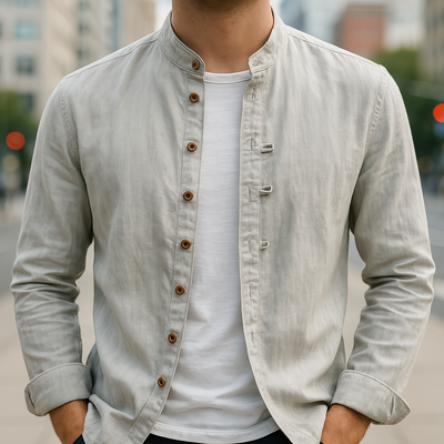 Stanley | LINEN AND COTTON SHIRT