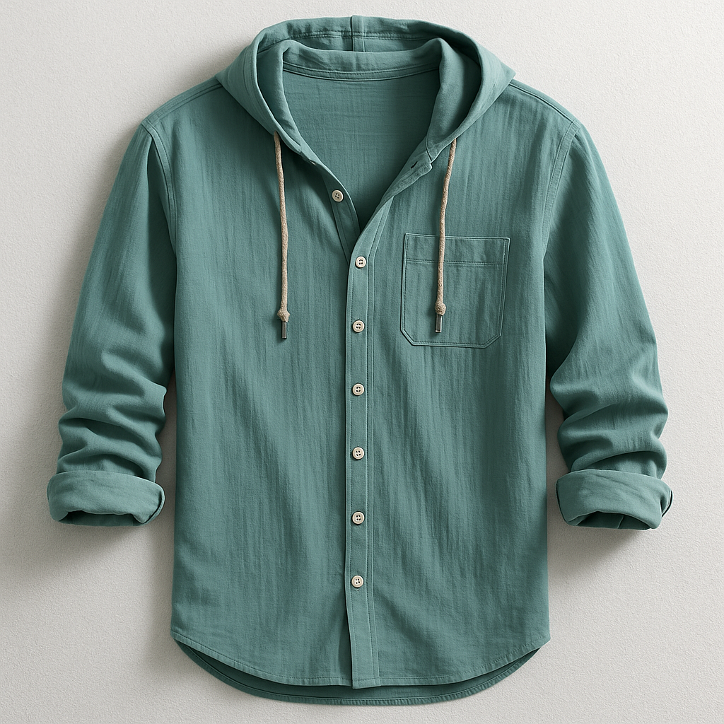 Hank | LUXURY HOODED SHIRT