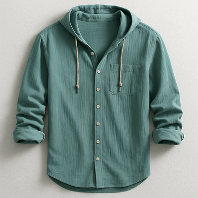 Hank | LUXURY HOODED SHIRT