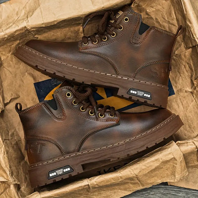 Douglas | Waterproof and Non-Slip Vintage Ankle Boots