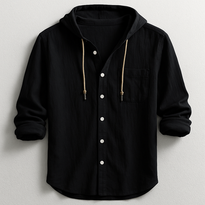 Hank | LUXURY HOODED SHIRT