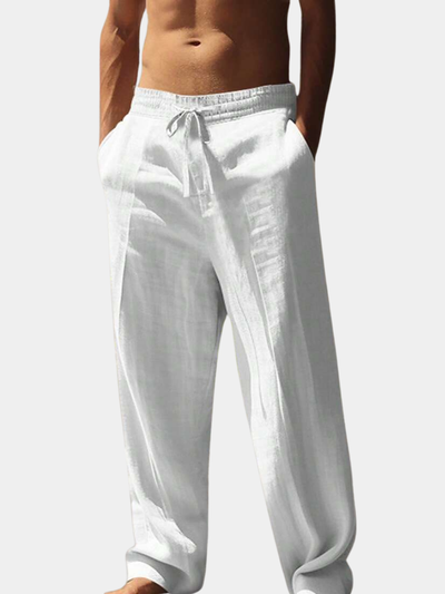 Warren | LIGHTWEIGHT LINEN PANTS WITH DRAWSTRING