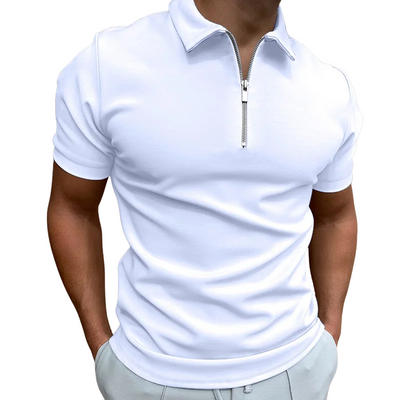 Spencer | MODERN POLO SHIRT WITH MID-ZIP