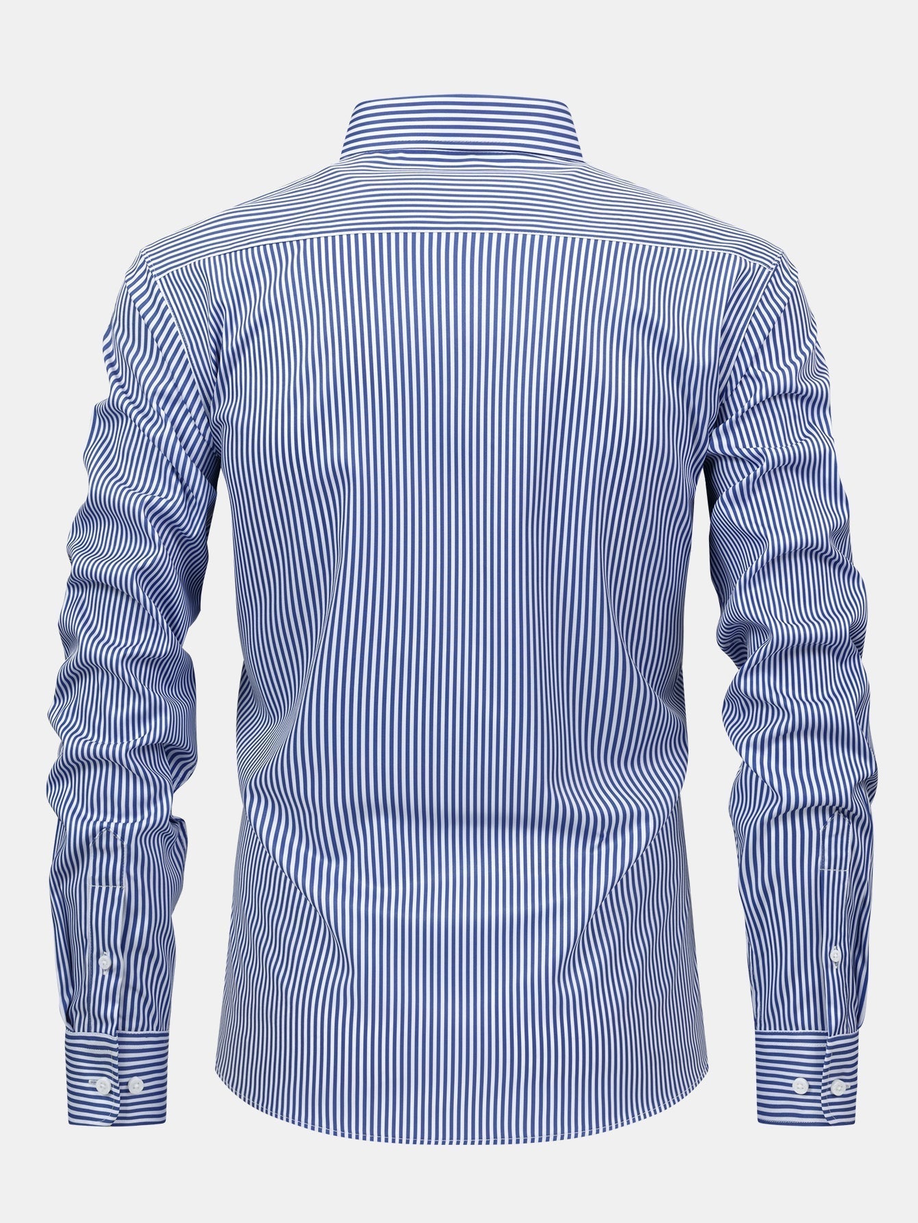 Nick | STRIPED LONG SLEEVE BUTTON-DOWN SHIRT