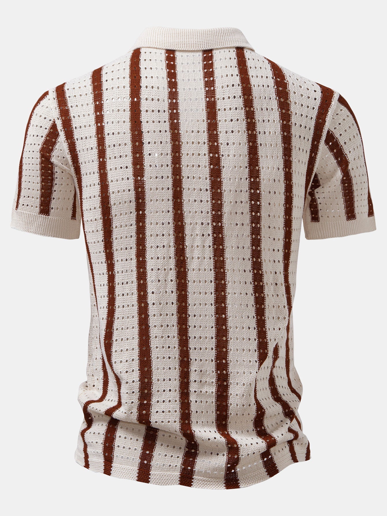 Paul | STRIPED SHIRT WITH MESH EYELETS