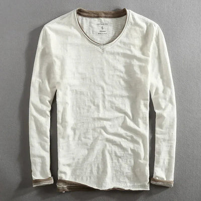Lenoir™ | Long-sleeved cotton shirt