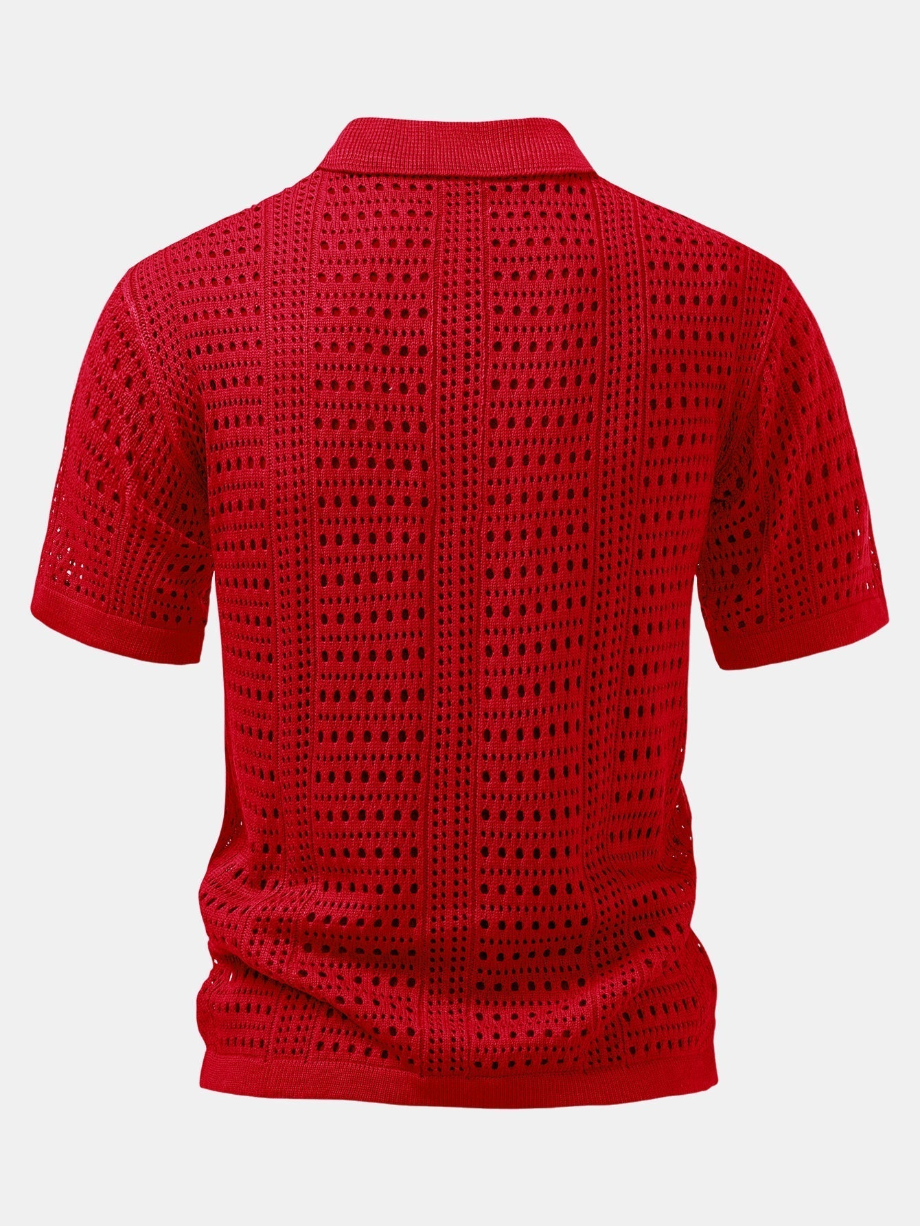 Dario | POLO WITH V IN CROCHET & PANTALONI IN LINO WITH GAMBA DRITTA