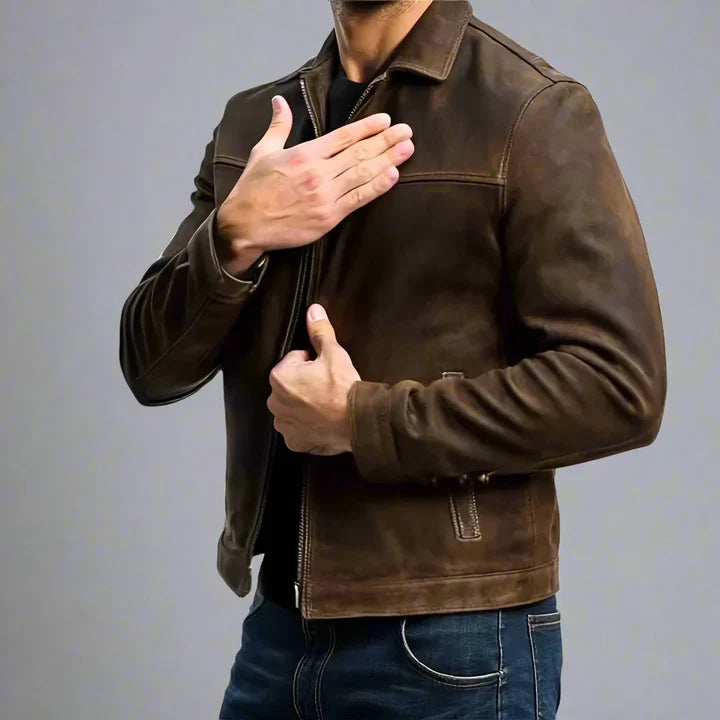 Remy | ZIP-UP LEATHER JACKET
