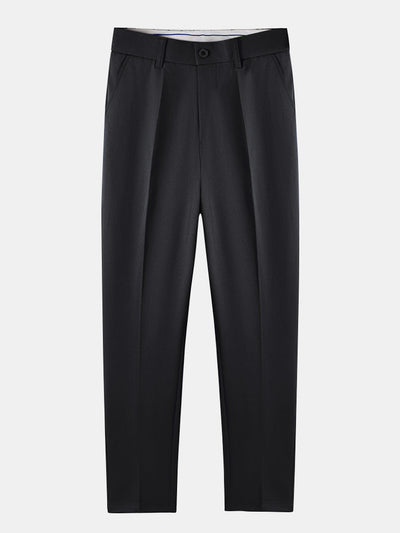 Claudio | V-NECK KNIT POLO SHIRT WITH TEXTURE CONTRAST & SLIM FIT PANTS