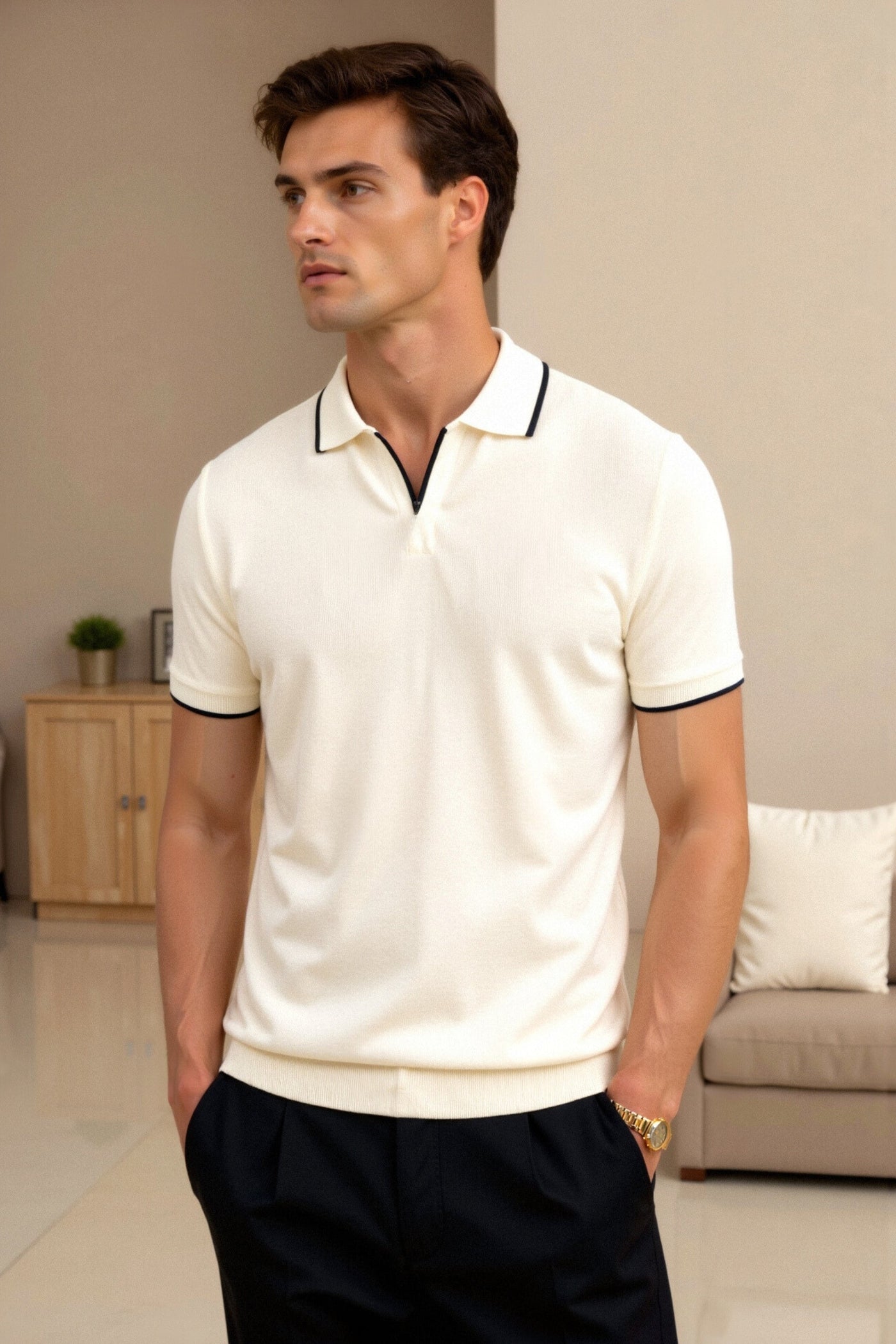 Saul | Sleeveless Polo Shirt