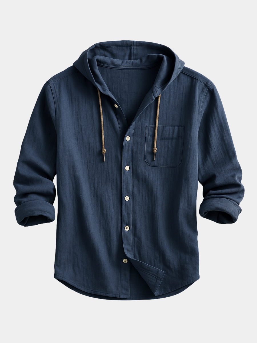 Hank | LUXURY HOODED SHIRT