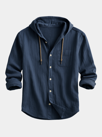 Hank | LUXURY HOODED SHIRT