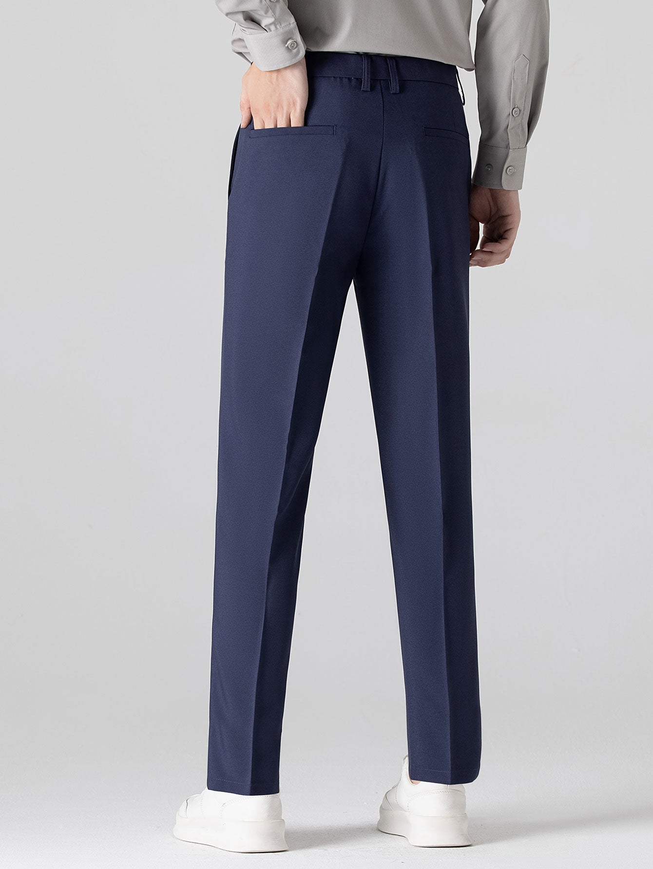 Nathaniel | HIGH NECK SHIRT & SLIM FIT FLARED LEG PANTS