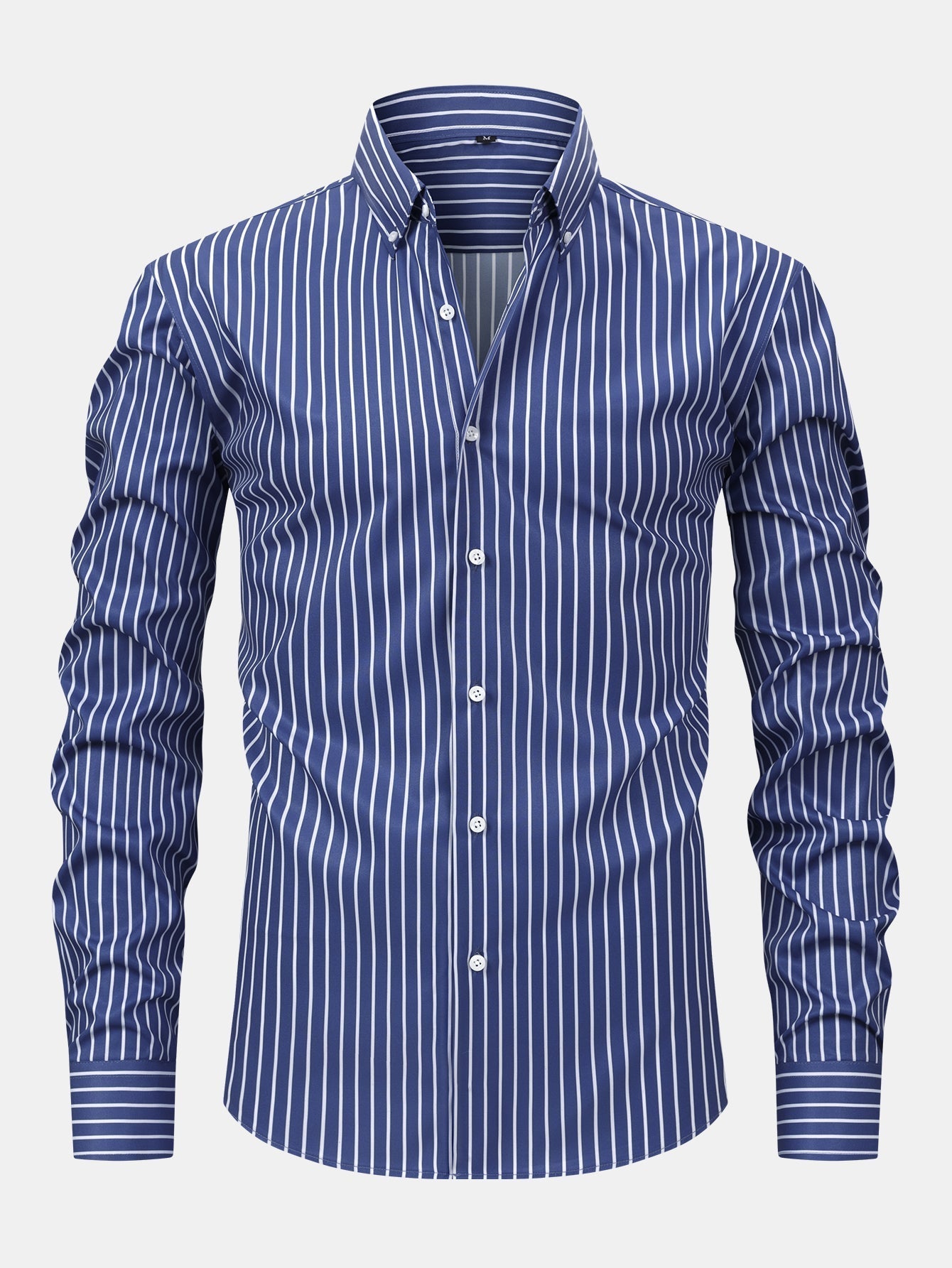 Nicholas | STRIPED LONG SLEEVE BUTTON-DOWN SHIRT