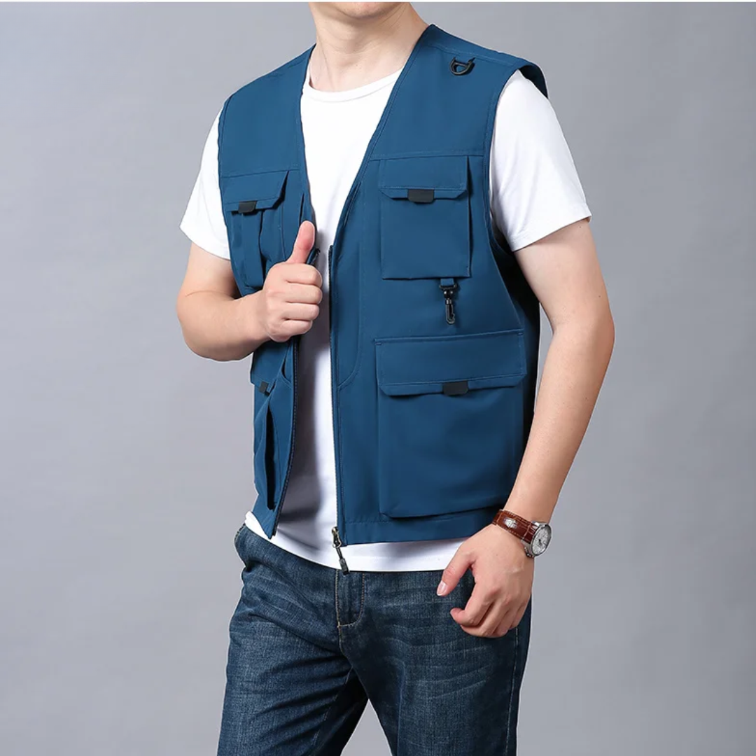 Saul | BREATHABLE MULTI-POCKET CARGO VEST