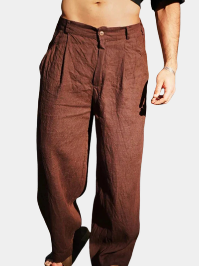 Robert | WIDE-LEG LINEN PANTS