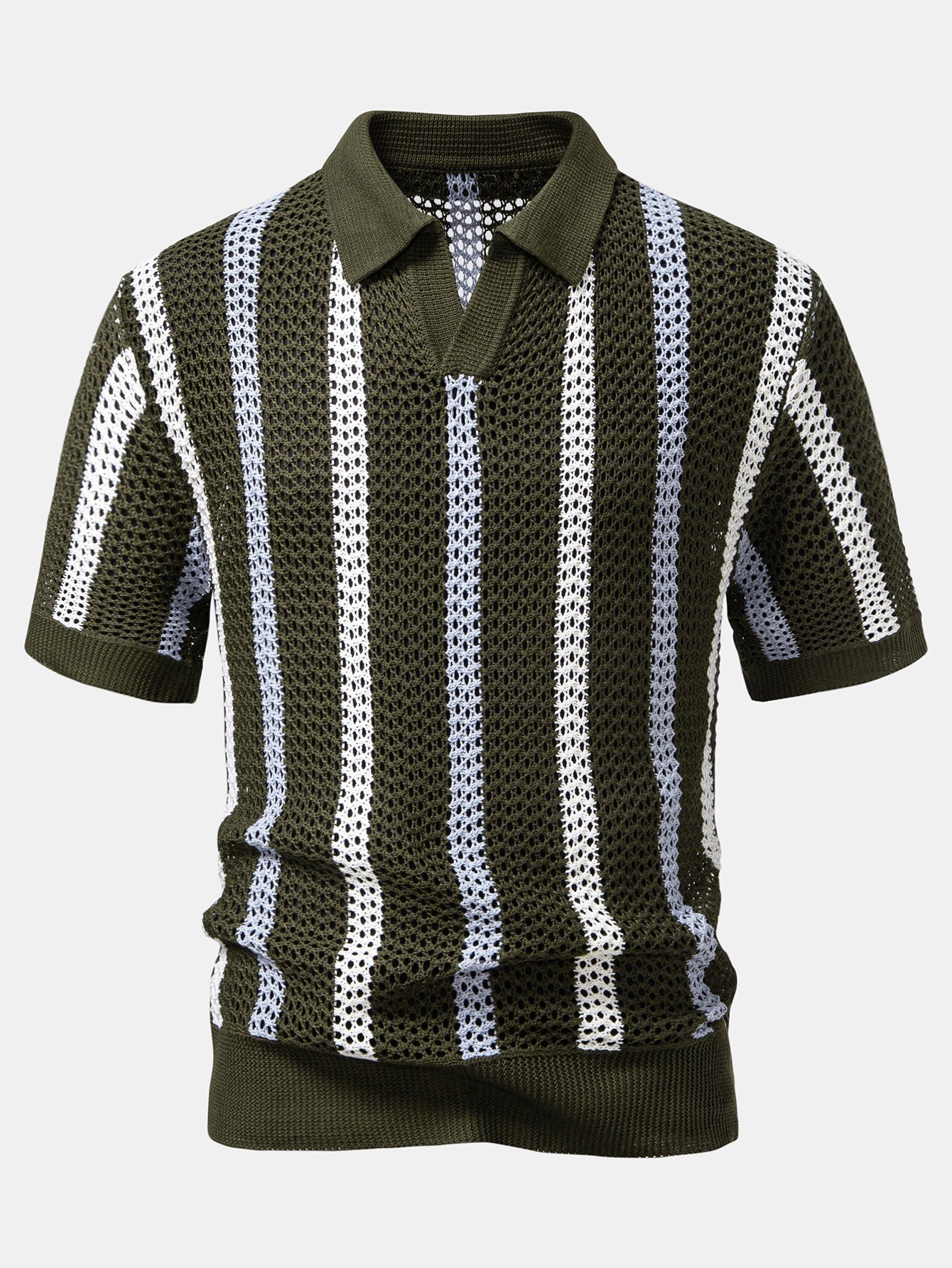 Edgar | CROCHET POLO & STRAIGHT LINEN PANTS